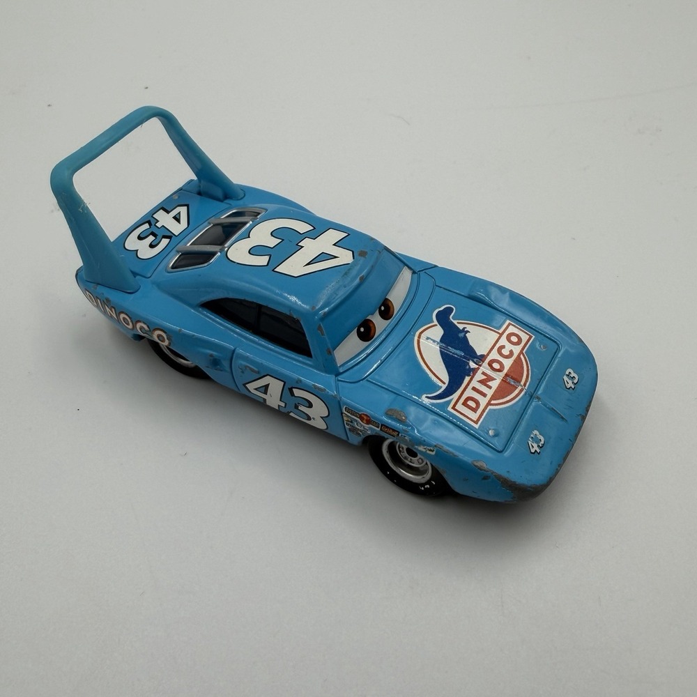 Disney Pixar Cars Race Damaged King‎ Loose 1:55 Die cast 1970 Plymouth Superbird
